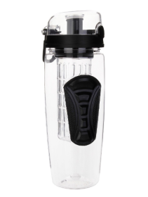 32Oz Fruit Infusing Infuser Water Bottle Water Fruit Bottle BPA Free Plastic Sport Fruit Infuser Water Bottles With Infuser Juice Shaker Drink Bottle (Option: Style F)